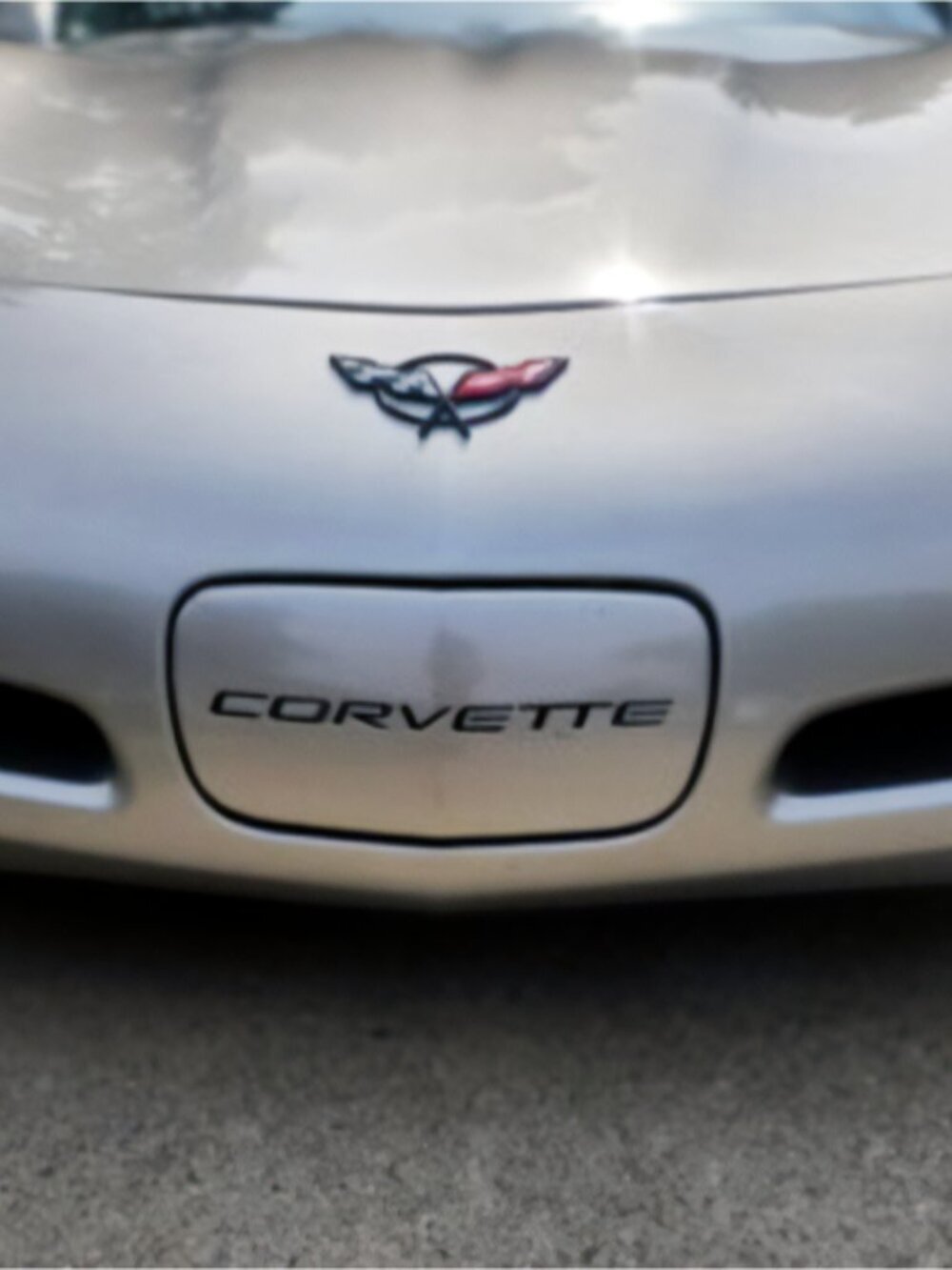 MATTE BLACK 1/16 RAISED LETTERS FOR C5 CORVETTE 97-2004 FRONT + REAR US MADE - Picture 2 of 8